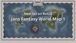 Fantasy World Map for roll 20